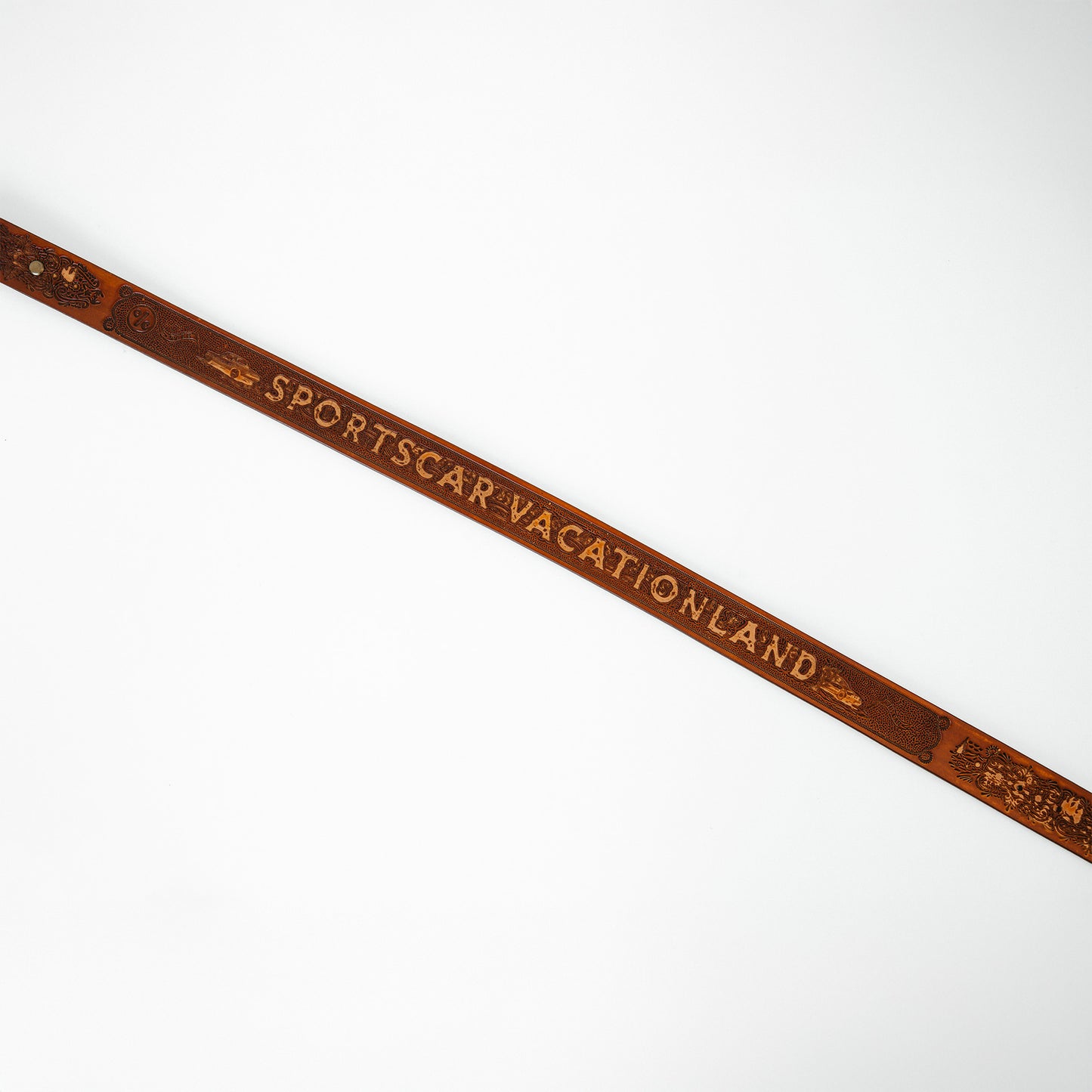 Sportscar Vacationland Leather Belt