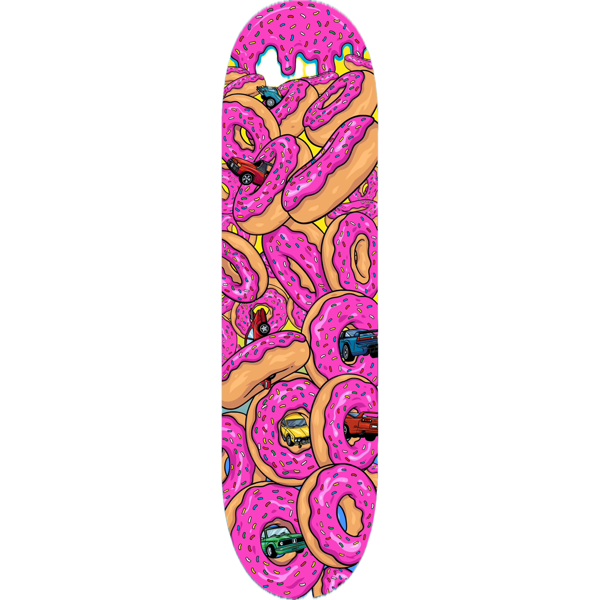 Overcrest × Donuts & Drip Collab Skate Deck