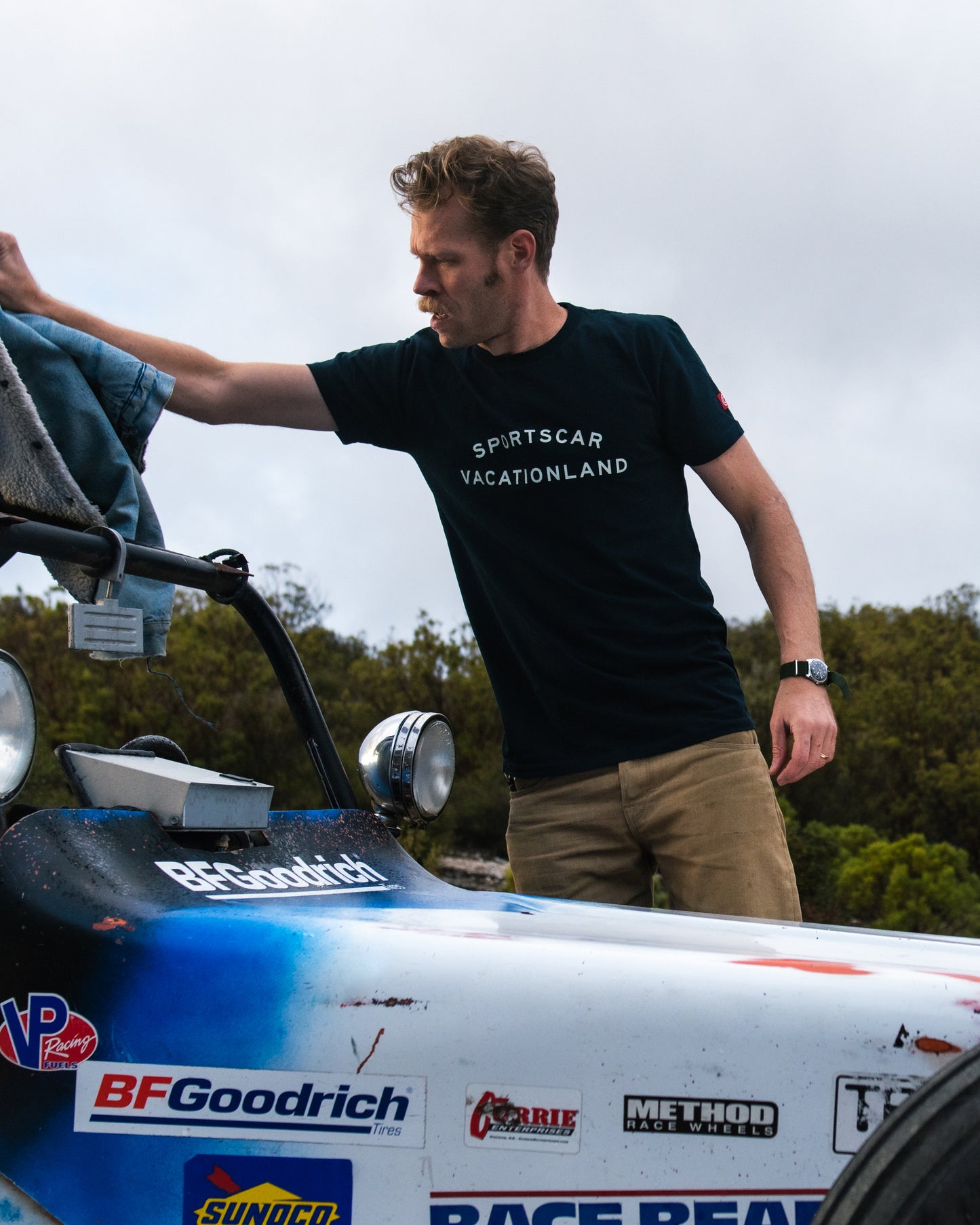 Sportscar Vacationland PREMIUM Tee