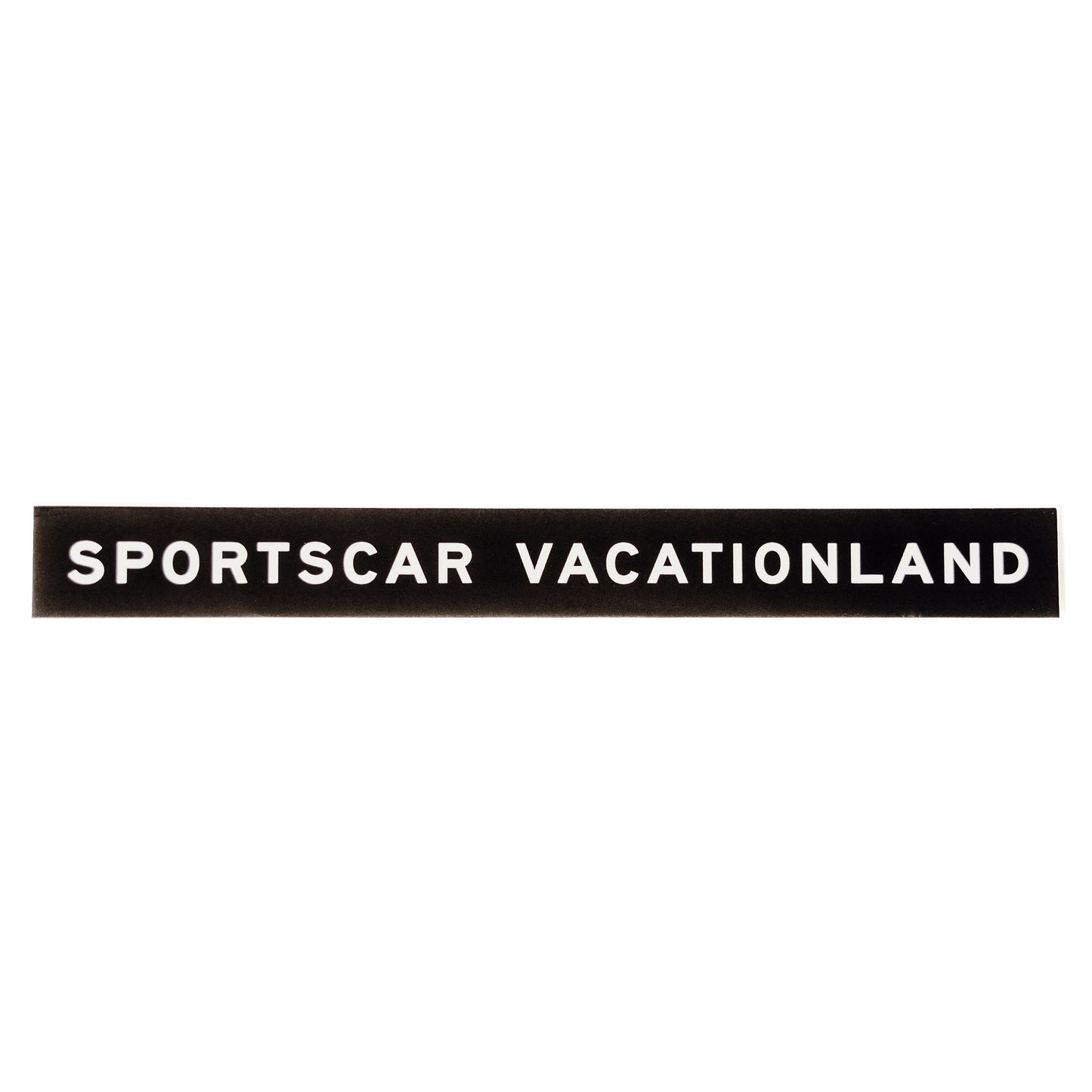 Sportscar Vacationland Decal