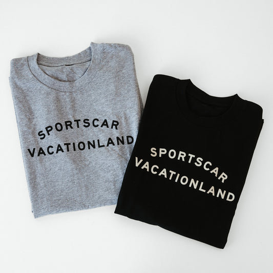 Sportscar Vacationland Simple Tee