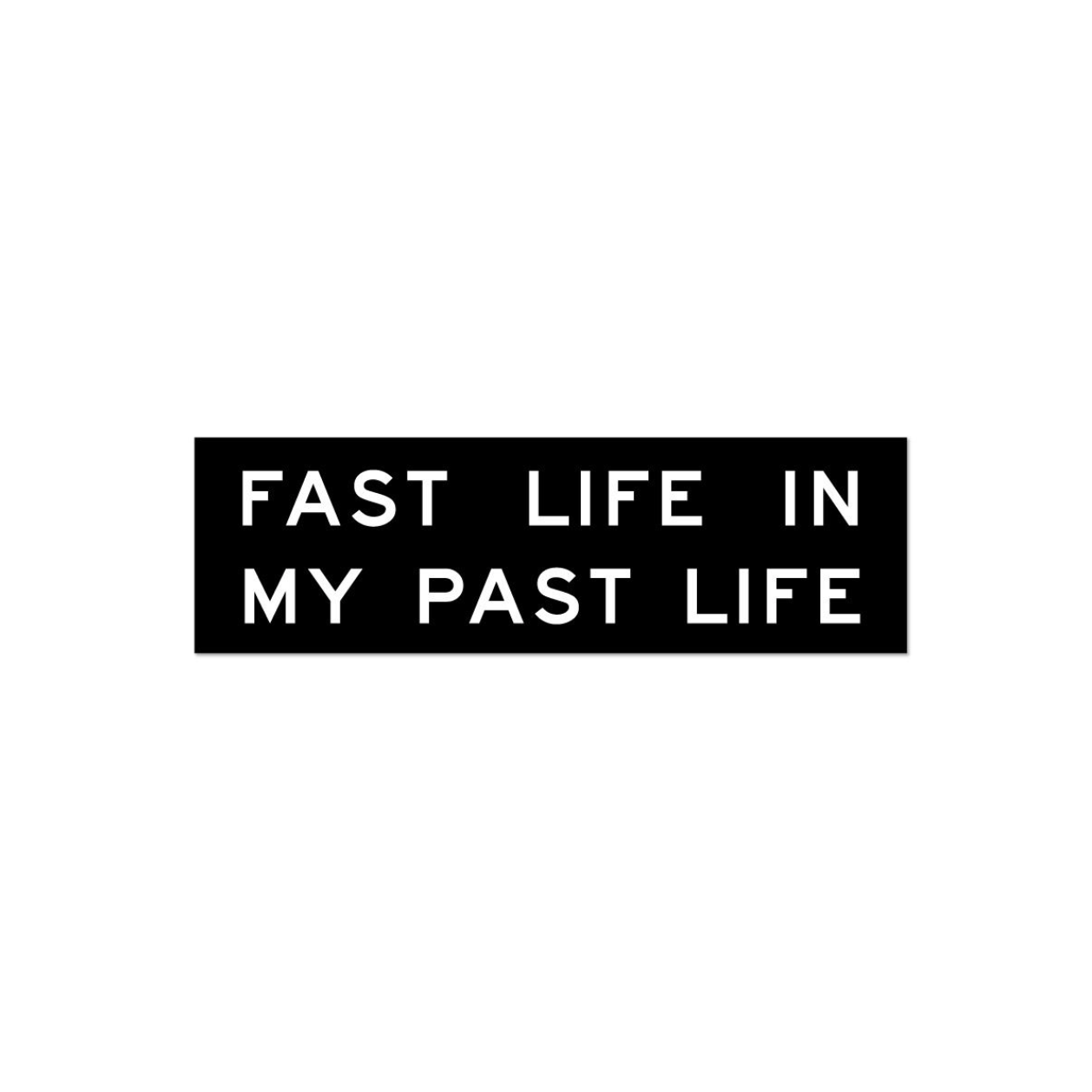 Fast Life in my Past Life